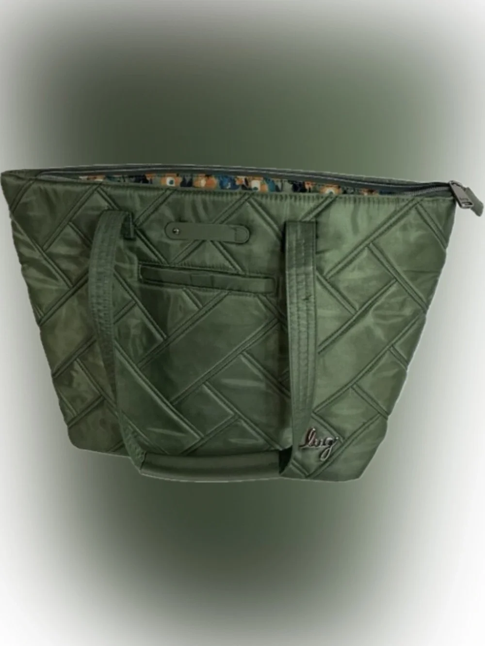 Lug Skyliner Tote Bag. NWT. Olive Green